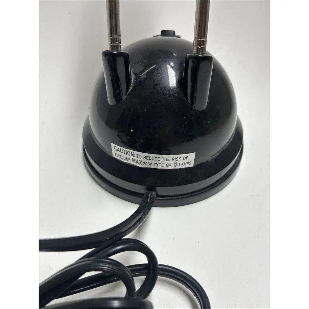 Vintage 1990s IKEA Espressivo Telescopic Desk Lamp Black Color Adjustable